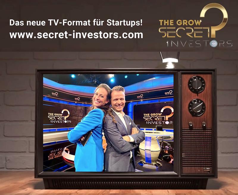 Prof. Dr. Tobias Kollmann und Caroline Bosbach moderieren SECRET INVESTORS