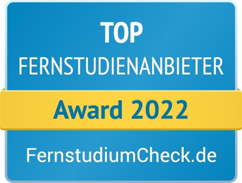 FernstudiumCheck-Award 2022 - Top Fernstudienanbieter 